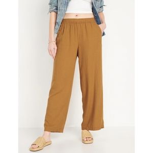 Old navy loose fit wide leg linen pant. Nwt. Size xxl